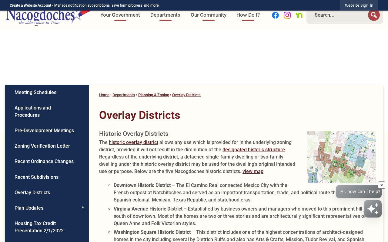 Nacogdoches neighbors historic overlay districts and community geography